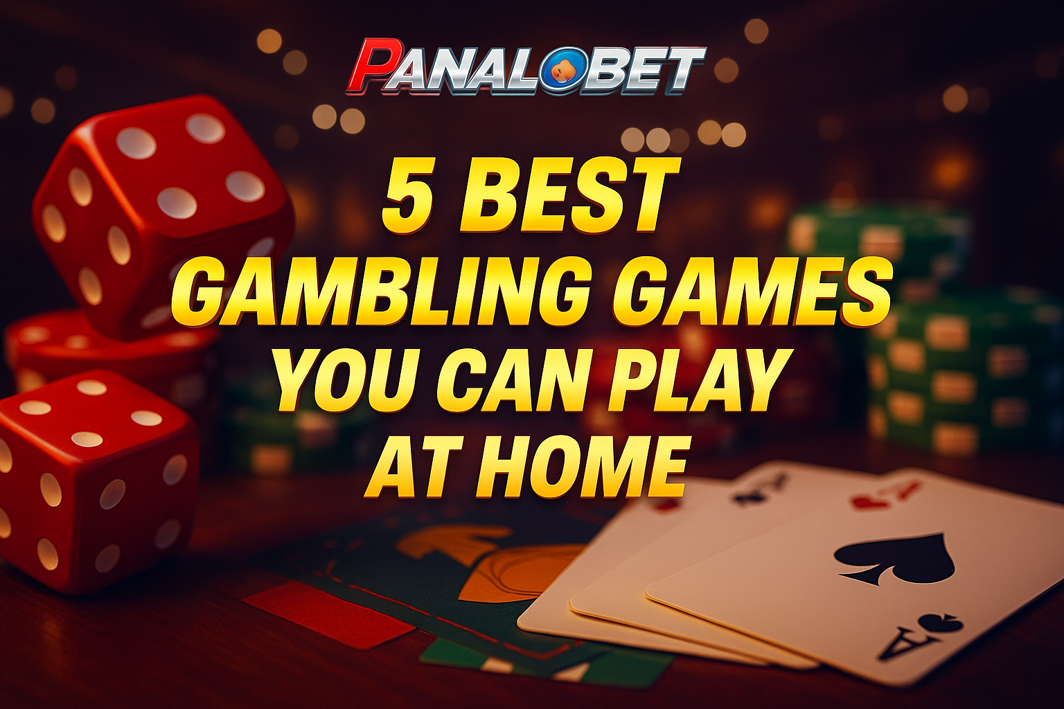 Top 5 Gambling Games to Enjoy at Home